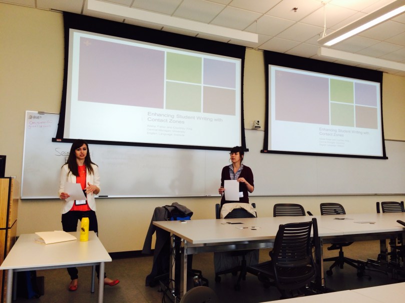 Alisha Fisher and I presenting at GLCTL.